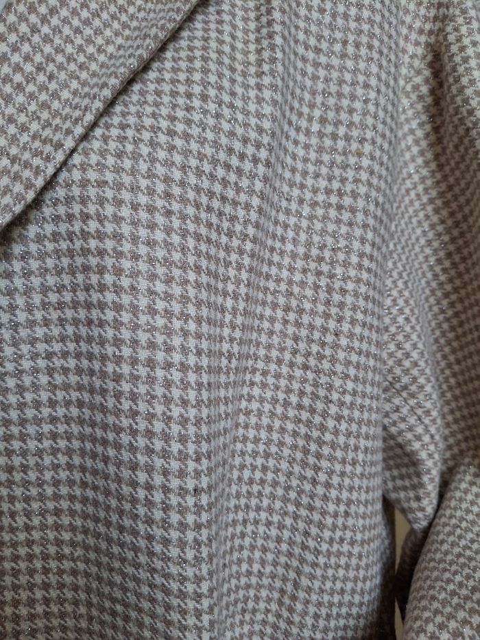 Veste manteau beige M pailleté neuf - photo numéro 2