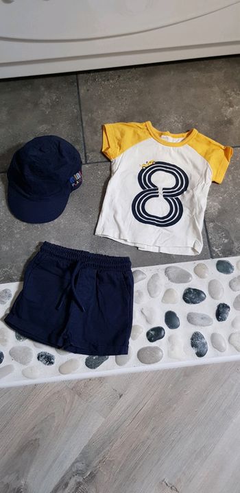 Ensemble bébé garçon vertbaudet taille 6 mois