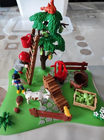 Playmobil verger cueillette des pommes
