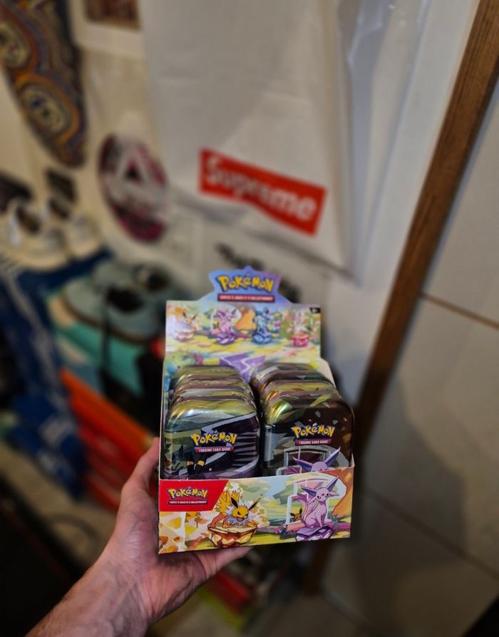 Display Mini-Tin EV8.5 Évolutions Prismatiques FR