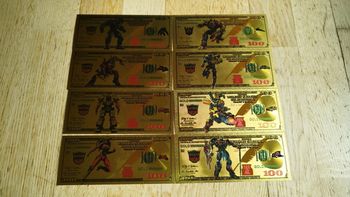 Lot Billet Transformers Collector card carte