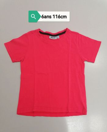 Tee-shirt rouge 6ans