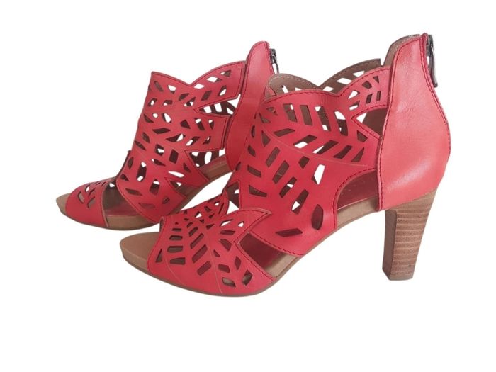 Sandales Laura Vita en Cuir Rouge- Élégance & Confort- Pointure 40
- photo numéro 4
