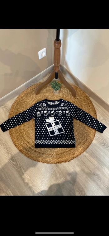 Pull de noel lumineux garçon 4-6ans