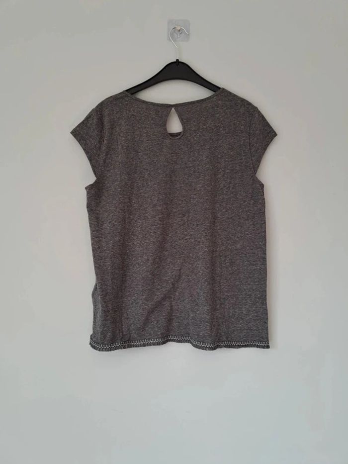 T-shirt gris Etam - photo numéro 2