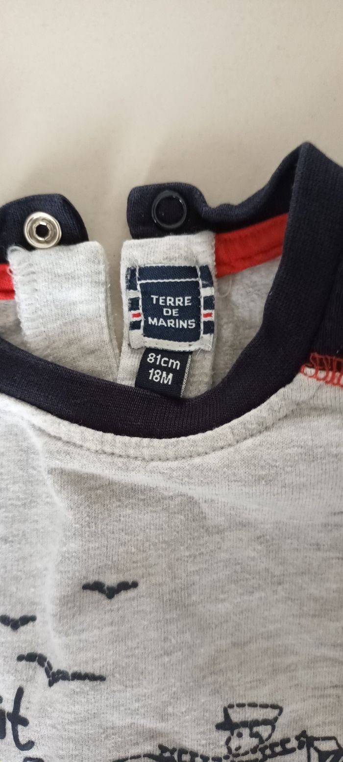 Ensemble jogging + tee-shirt garçon 18 mois - photo numéro 4