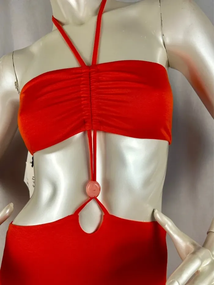 Robe longue été orange Ba&sh T.1 / S neuve - photo numéro 3