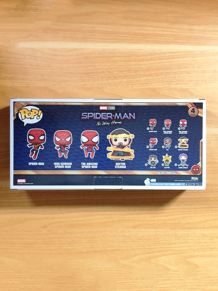 Funko Pop! 4 Pack Spider-Man/Doctor Strange - No Way Home Marvel Studios - photo numéro 3