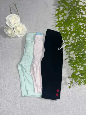 Lots de 3 leggings pour bébé fille