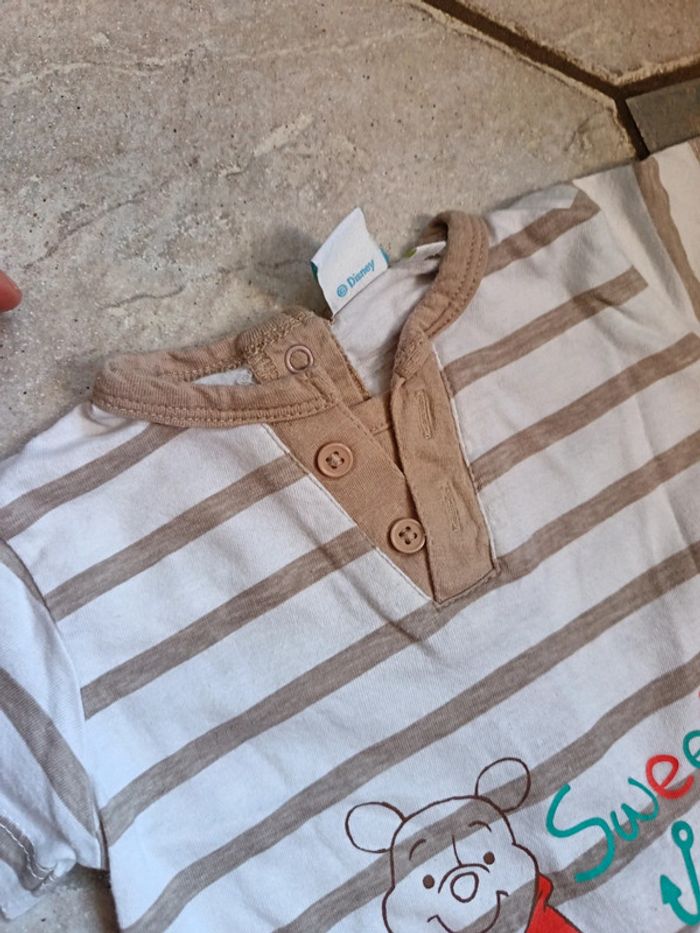 Combi short 3 mois 62 cm Winnie l'ourson fille garcon - photo numéro 8