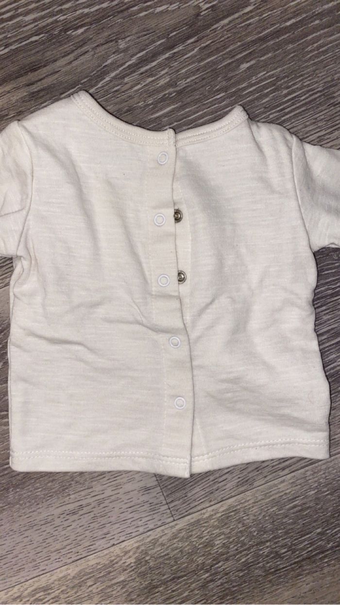 Tee shirt manches longues 1 mois kiabi - photo numéro 3