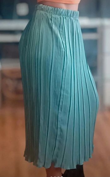Jupe longue plissée taille unique