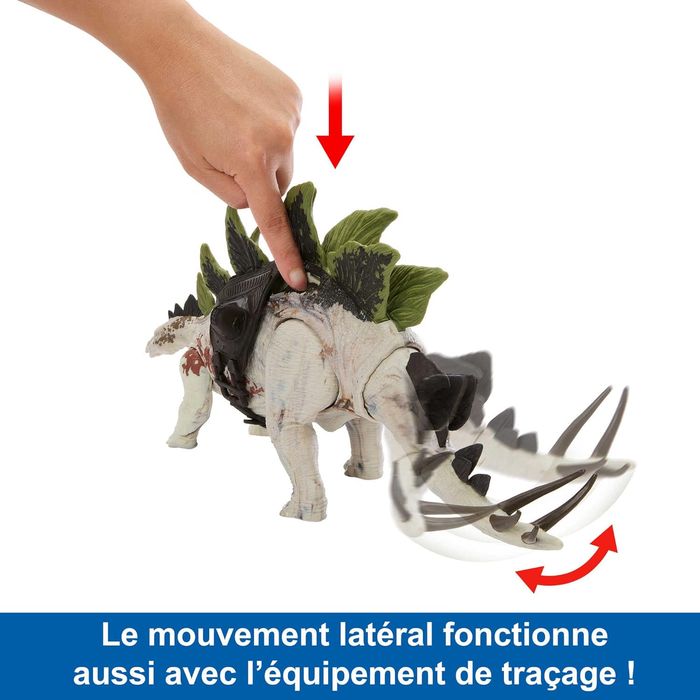 Dinosaute Stegosaurus Jurassic World Dino Trackers  avec hlp24 - photo numéro 4