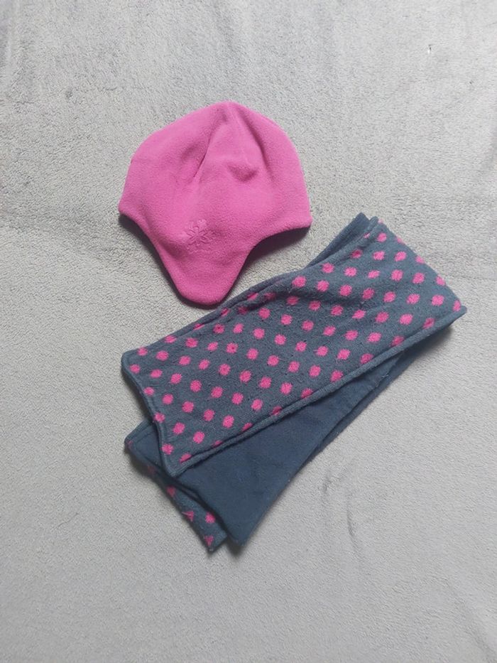 Echarpe bonnet fille