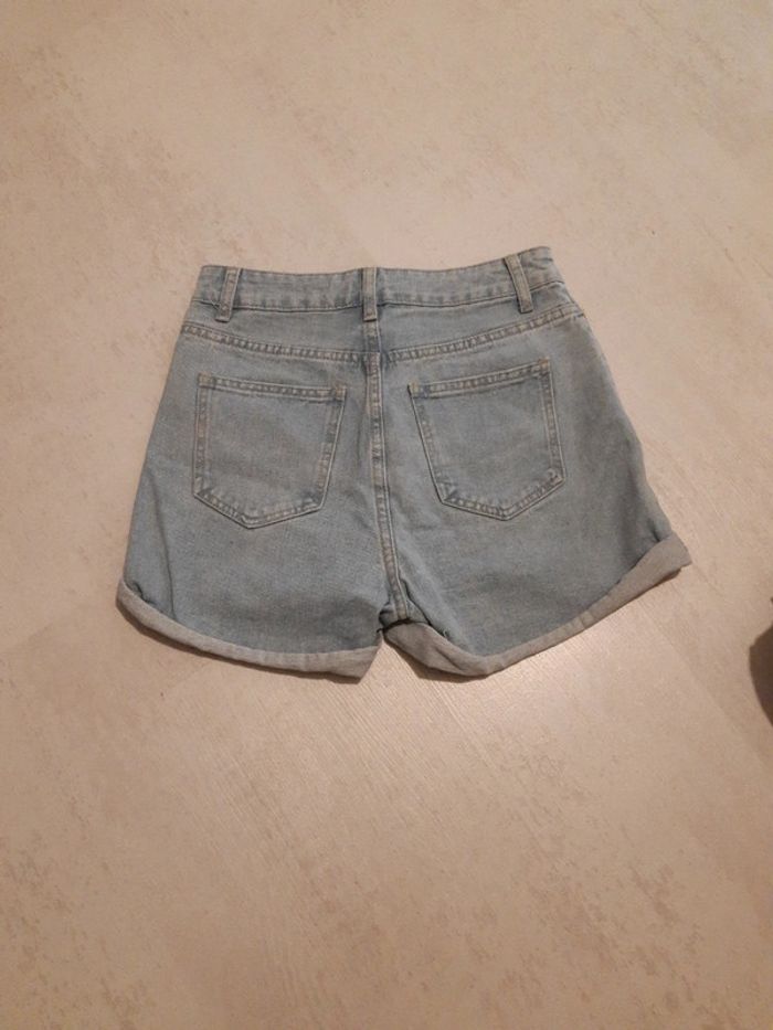 Short en jean bleu clair 34 - photo numéro 2