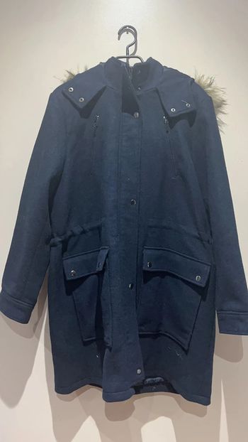 Trench-coat style  capuche duffle-coat