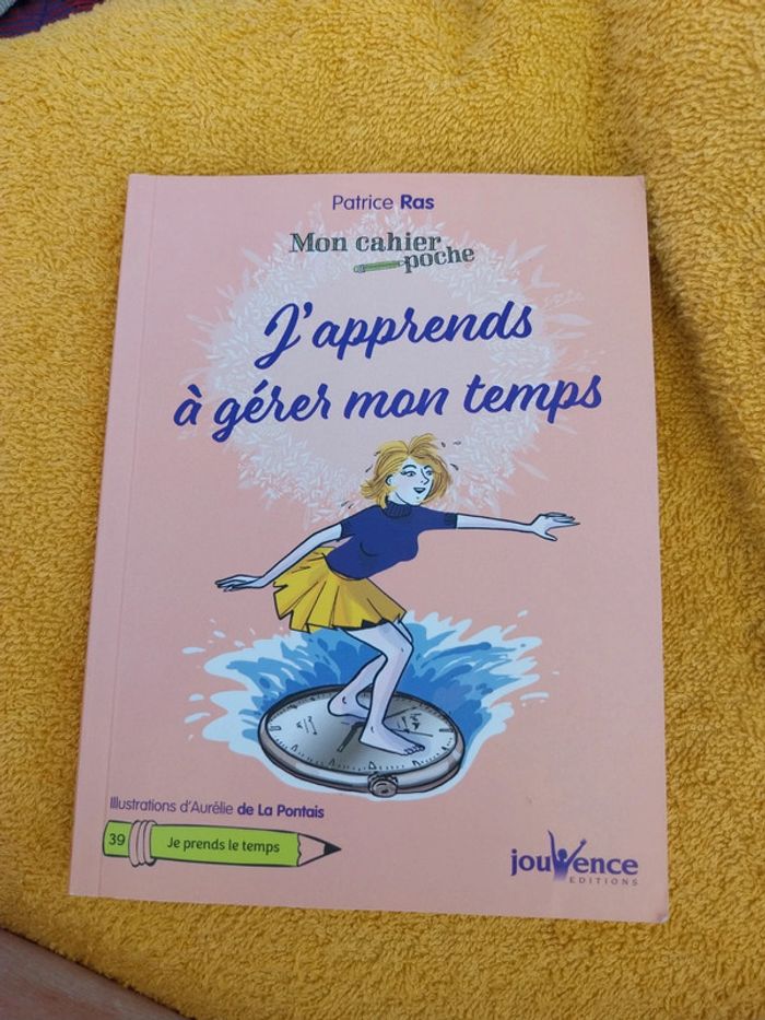 Livre "j'apprends à gérer mon temos" cahier de poche