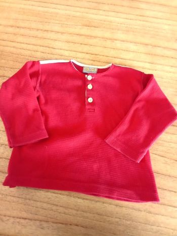 tee shirt rouge garçon 18 mois DPAM