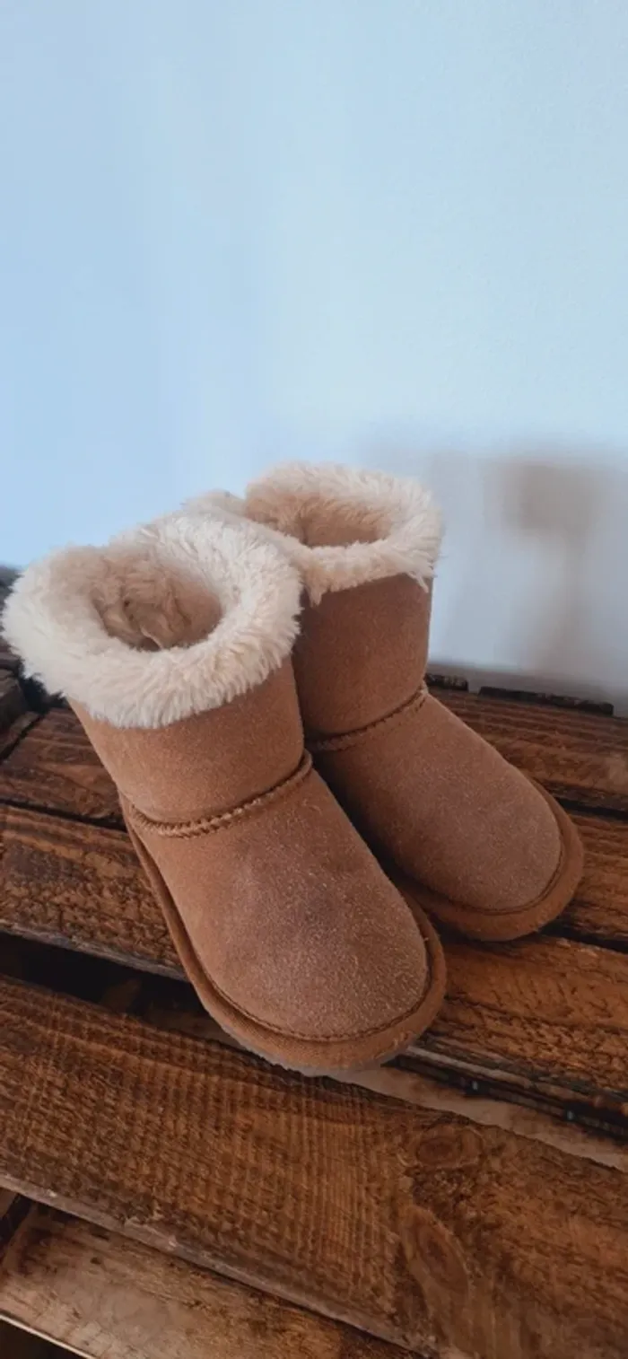 Bottines Gooce enfant – camel & beige - Taille 26 LA tendance - photo numéro 6
