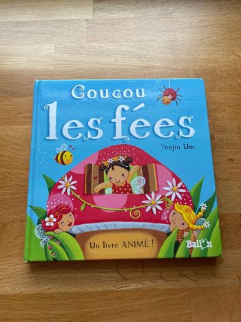 Beau livre animé pop up Coucou les fées