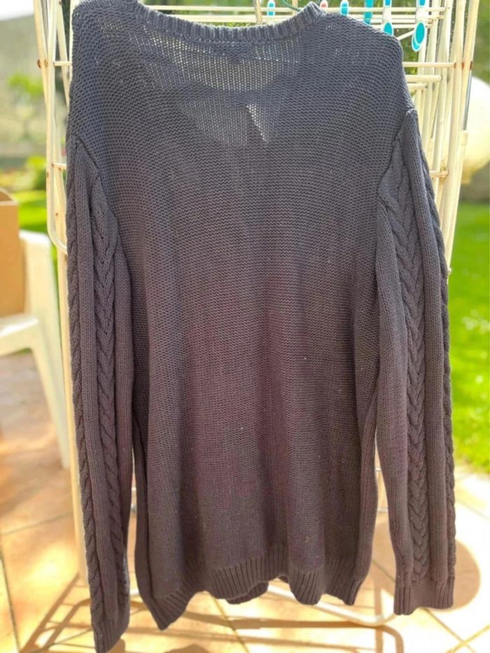 Pull bleu marine neuf avec étiquette XXL - photo numéro 3