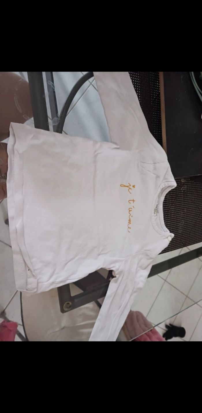Lots tee short manche longue taille 12 mois