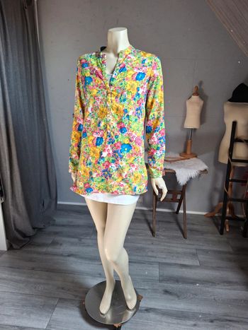 Robe tunique fleurie