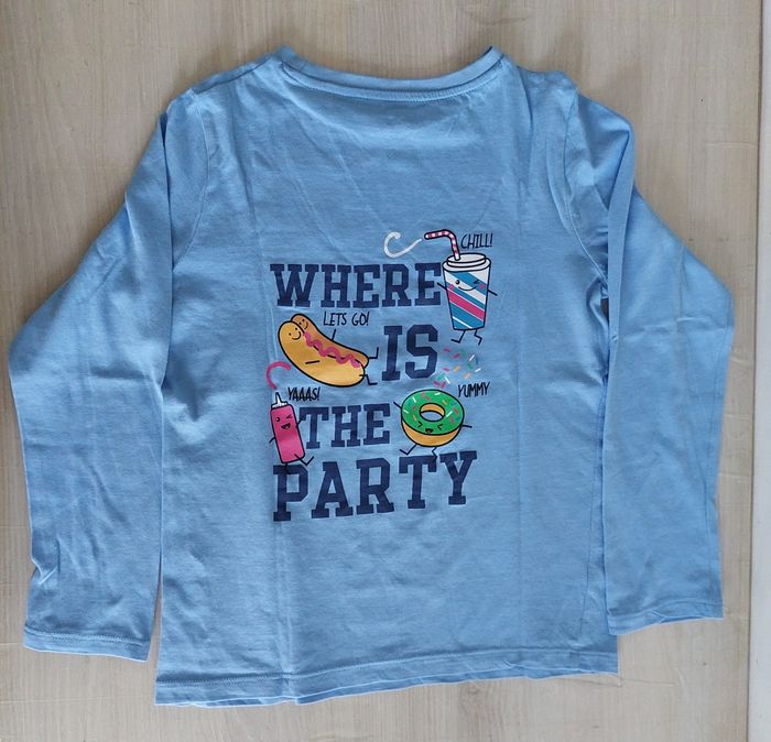 T-shirt where is the party garçon 8ans - photo numéro 3