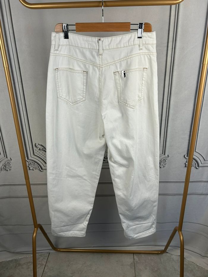 Jean blanc Baggy LiuJo W32 Neuf - photo numéro 4
