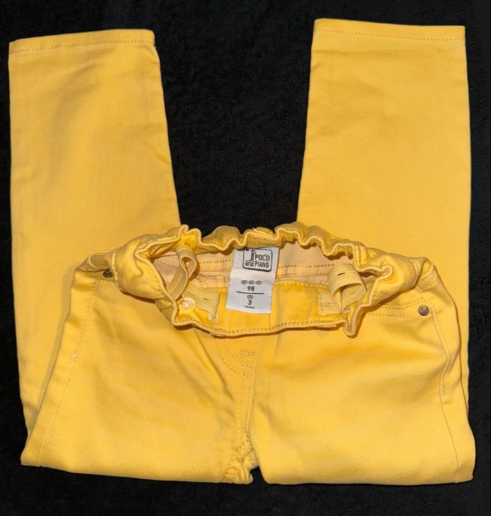 Lot 2 jeans réglable à la taille Fille 3 ans / 98cm - photo numéro 8