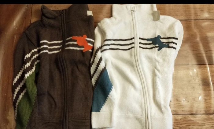 Lot de 2 gilets zippés garçon