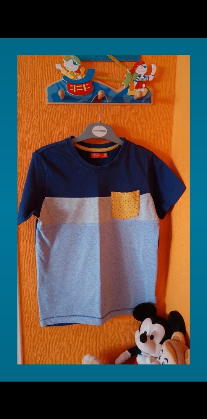 T-shirt tricolore garçon