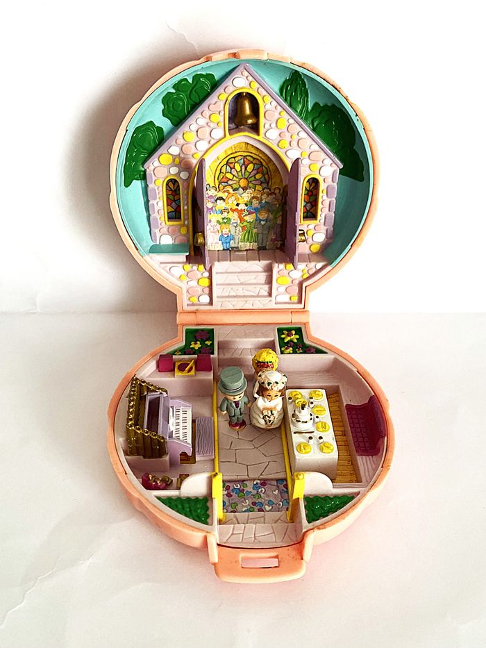 Polly Pocket bluebird le jour du mariage de Nancy 1989