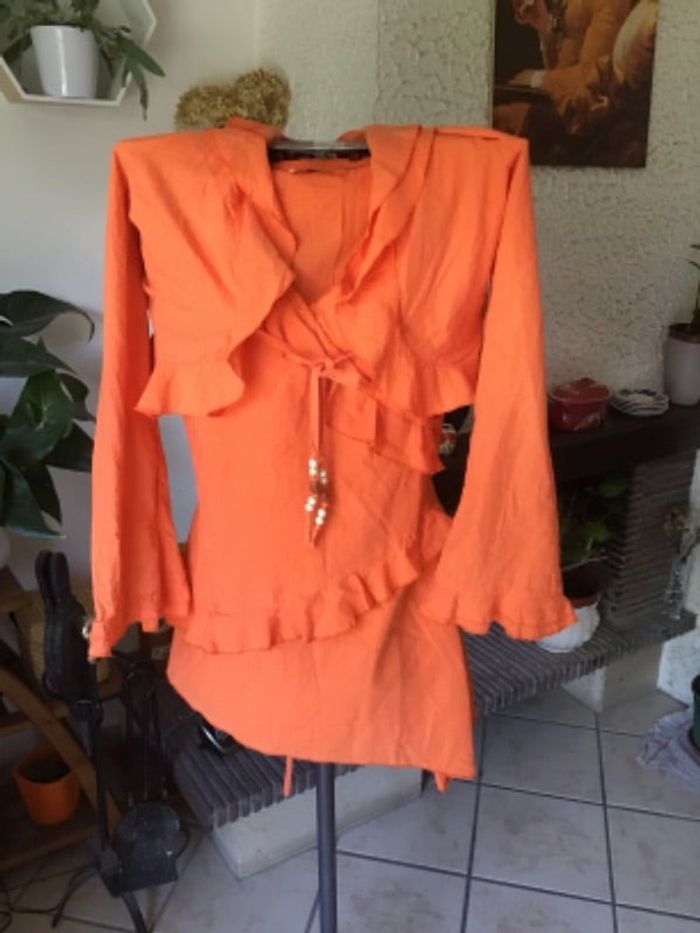 Ensemble débardeur avec son boléro
