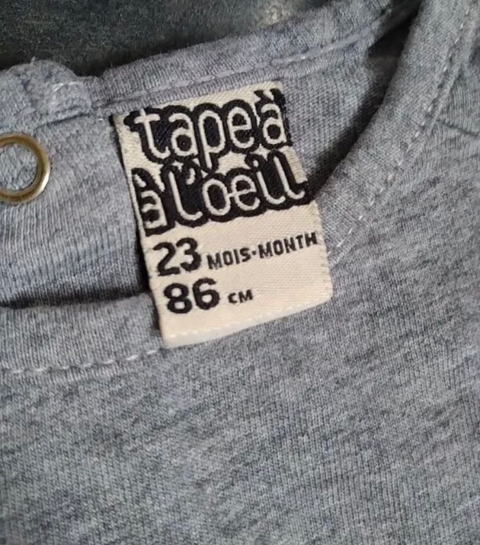 T-shirt paillettes chat 2 ans Tape à l'oeil - photo numéro 5