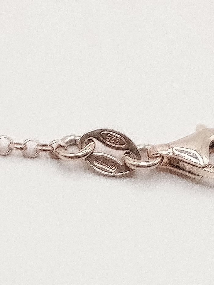 Collana vintage argento 925 ciondolo immagine religiosa madonna anni '70 argento 800 - photo numéro 7