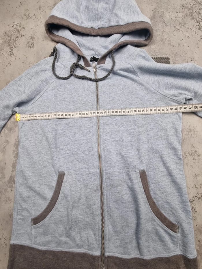 Gilet zippé à capuche Champion bleu ciel – Taille S/36 Femme - photo numéro 9