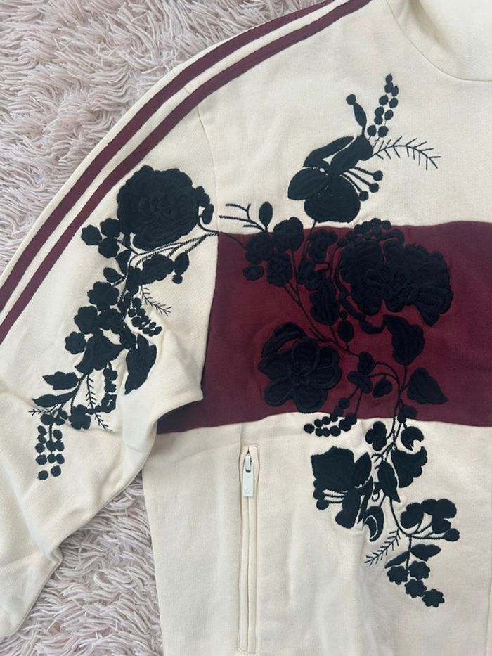 🌸 Veste adidas Originals x ASOS - Broderies florales - Taille M - Neuve - photo numéro 4
