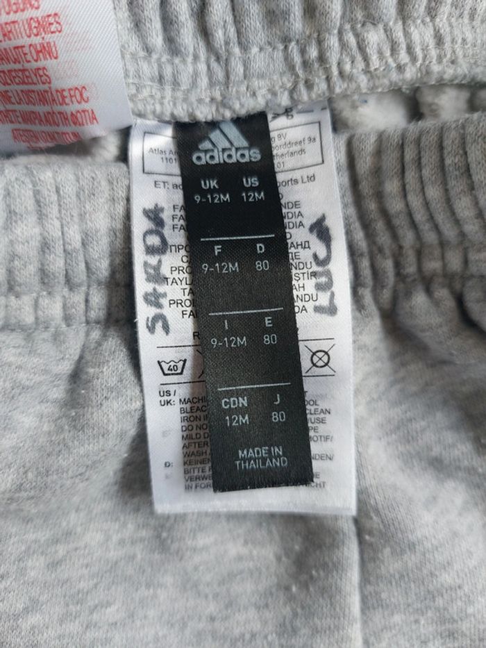 Pantalon de jogging Adidas taille 9 - 12 mois - photo numéro 4