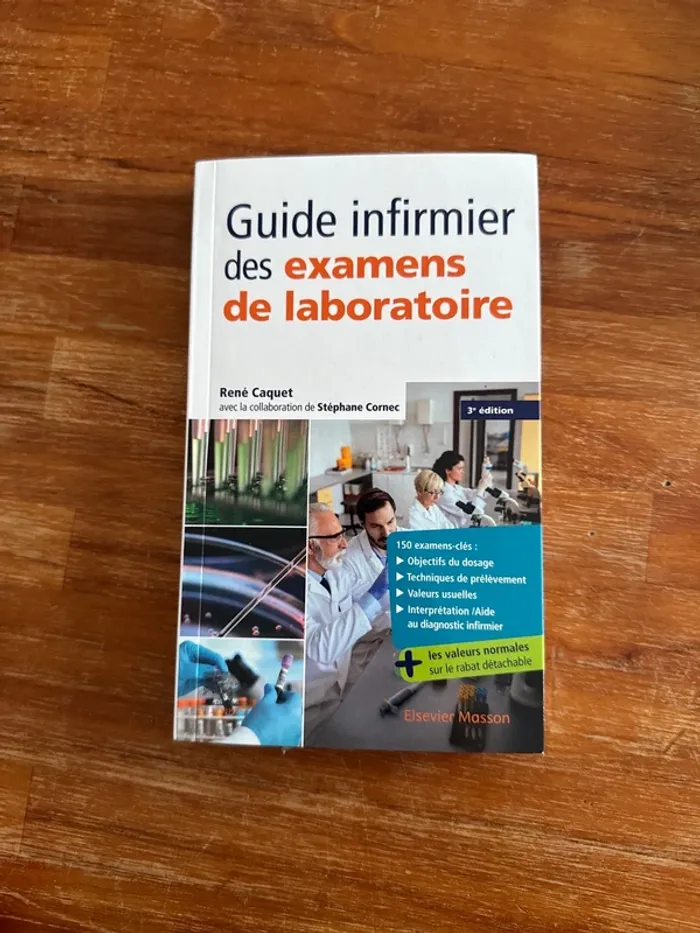 Livre guide infirmier des examens de laboratoire
