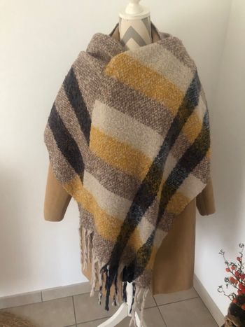 Écharpe épaisse carreaux 