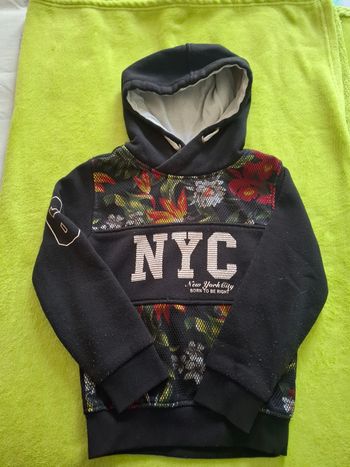 Pull à capuche noir - NYC 