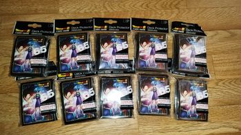 Lot 650 Sleeve Ultra Pro Dragon Ball Super Bulma Vegeta DBZ rangement carte card