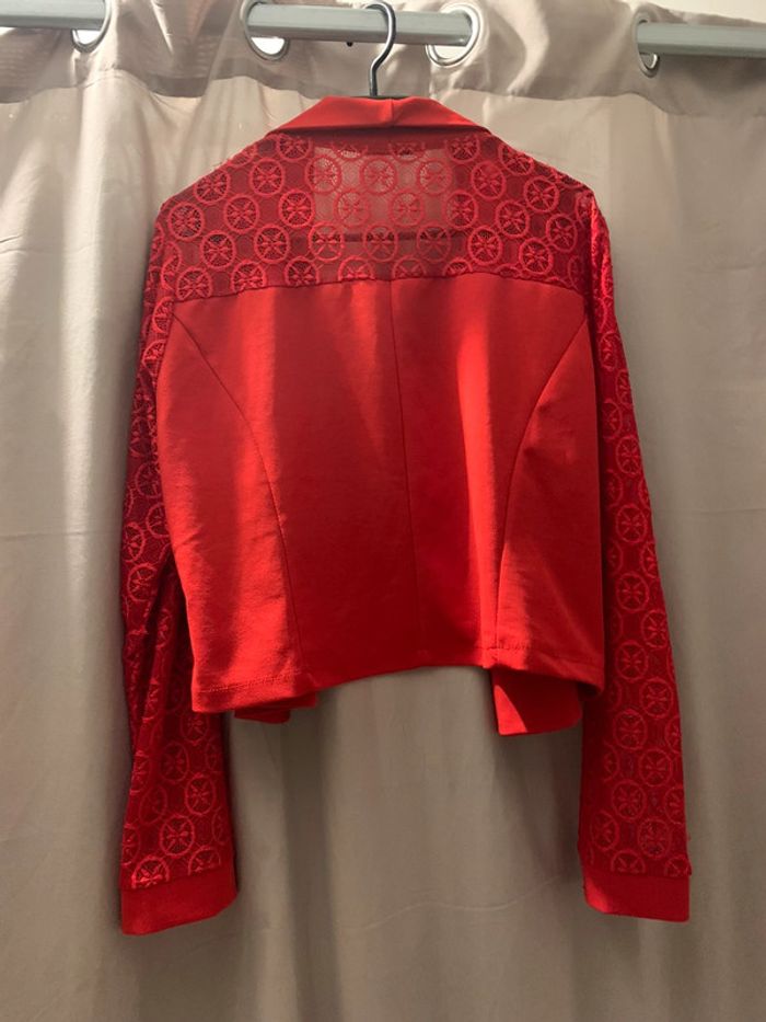 Veste rouge taille M - photo numéro 3