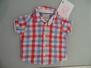 chemise 3 mois manche court