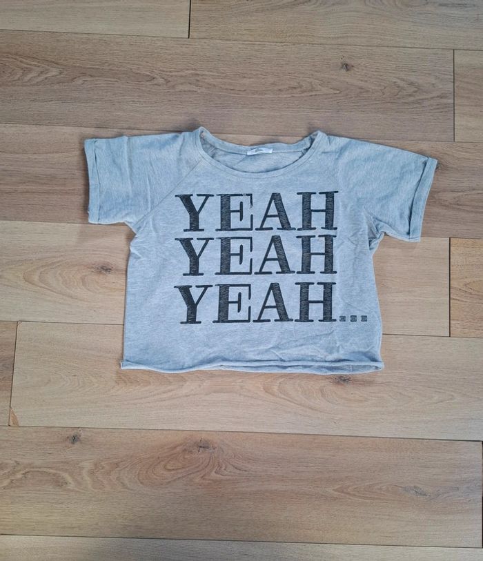 Haut court gris Mim Taille S