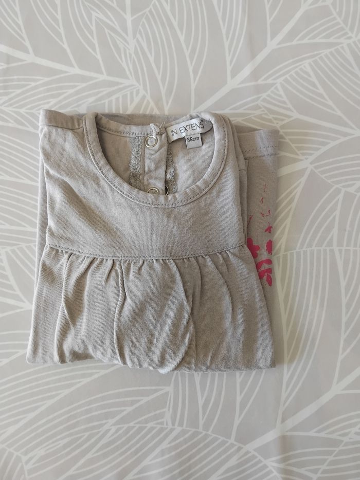 T shirt manches longues fille 24 mois in extenso - photo numéro 8