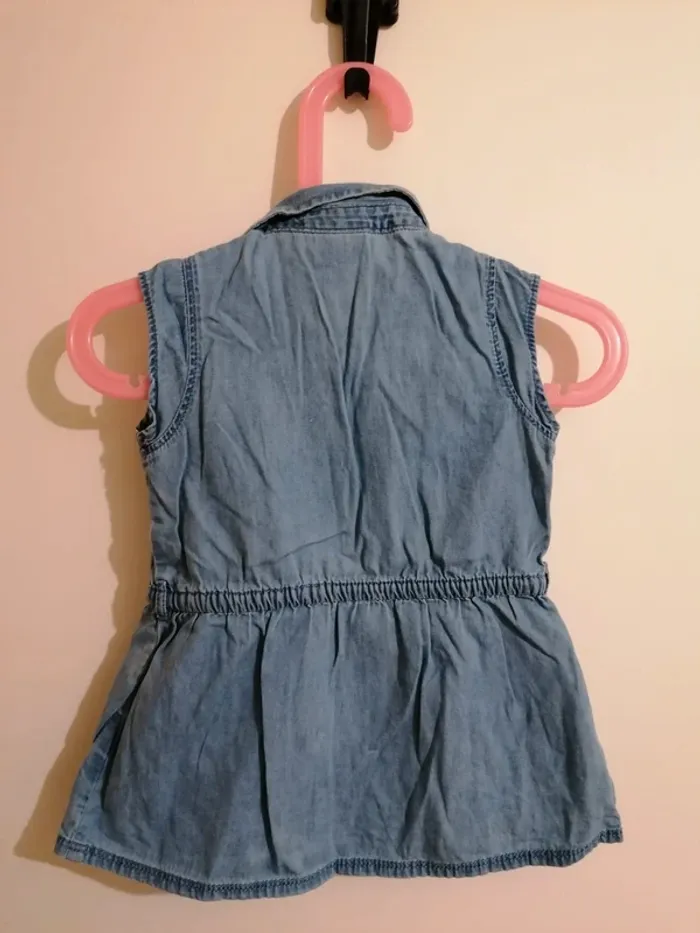 Lot robes en jean 12 mois tape à l œil - photo numéro 3