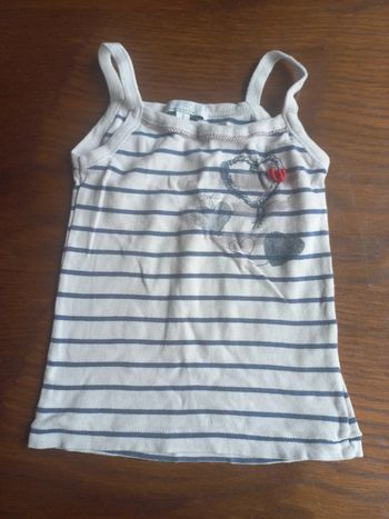 Débardeur / t-shirt bretelles 3ans