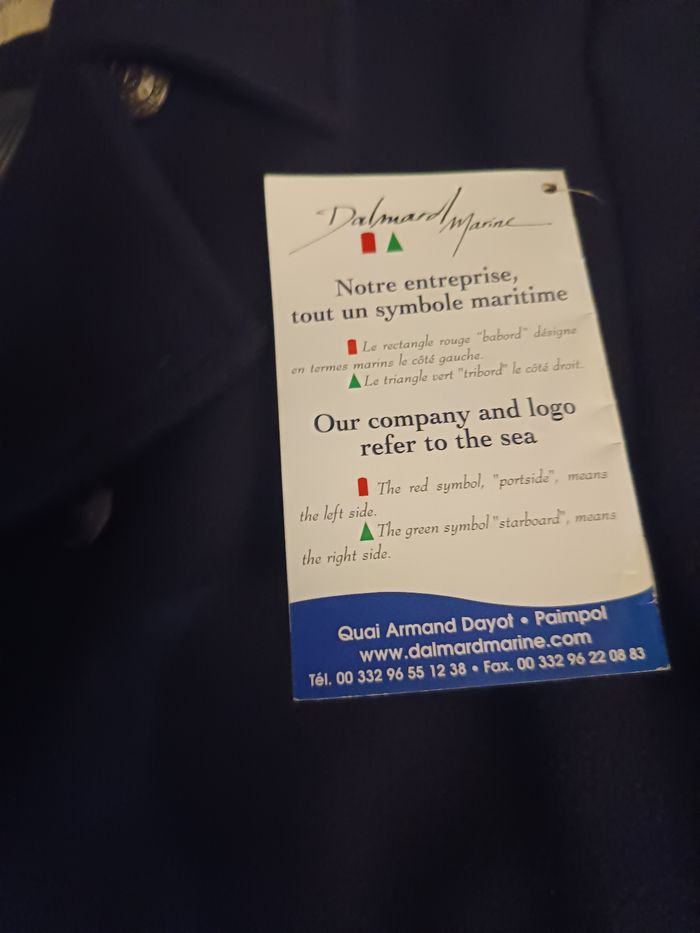 Caban homme dalmard marine Bilbao - photo numéro 4